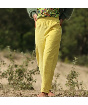 Pantalon Eliot - Velours côtelé jaune vif Le MVP de beaucoup