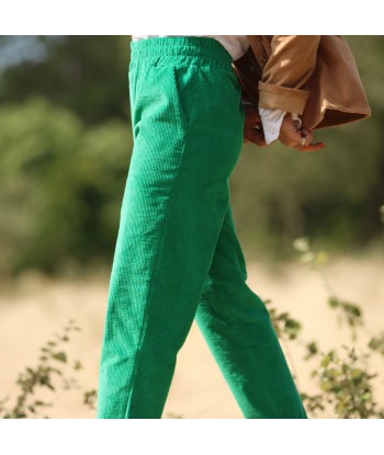 Pantalon Eliot - Velours côtelé vert frais prix