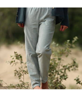 Pantalon Eliot - Velours côtelé vert d'eau s'inspire de l'anatomie humaine