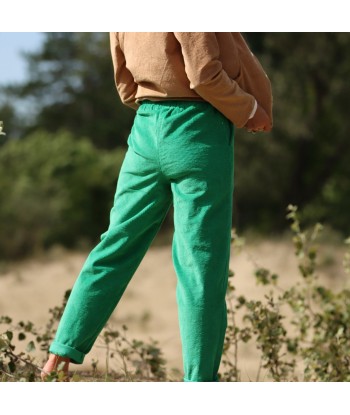 Pantalon Eliot - Velours côtelé vert frais prix