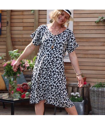 Robe Betty Viscose géométrique en ligne des produits 