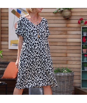 Robe Betty Viscose géométrique en ligne des produits 