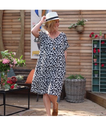 Robe Betty Viscose géométrique en ligne des produits 