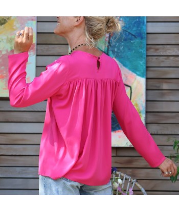 Blouse Ninon - viscose fushia france