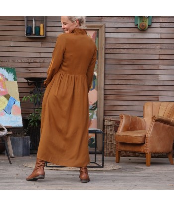 Robe Pomme -  viscose camel Comparez et commandez 