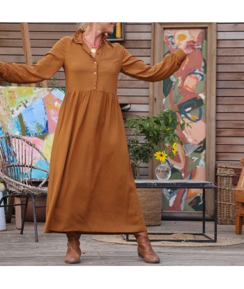 Robe Pomme -  viscose camel Comparez et commandez 