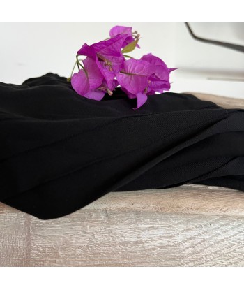 Robe Diane - viscose noire les muscles