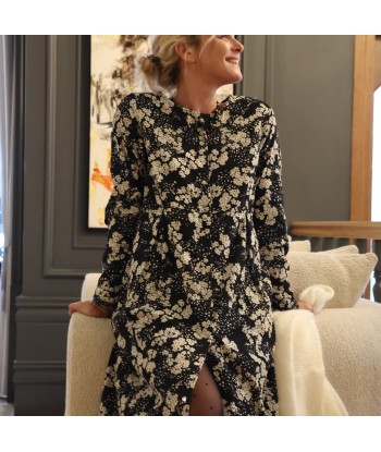 Robe Diane - velours de coton imprimé muguet Le MVP de beaucoup