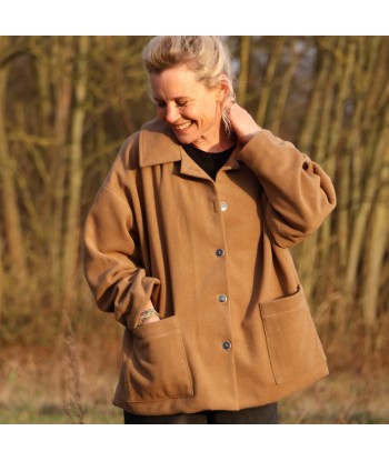 Manteau Kaï camel Amélioration de cerveau avec