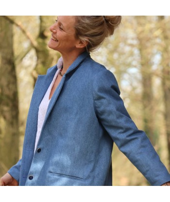 Veste Fanny en jean bleu Voir les baskets