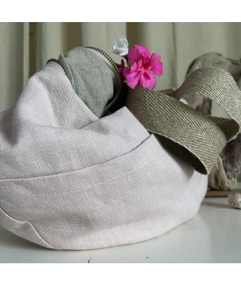 Sac banane Mona - lin rose poudré commande en ligne