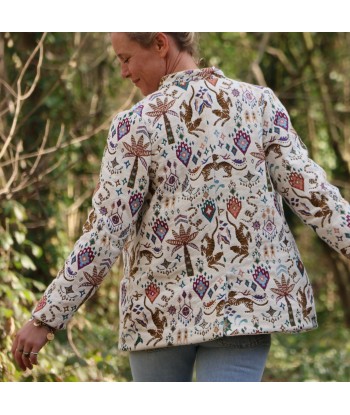 Veste Bertille en jacquard Majestique le des métaux précieux