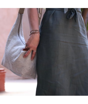 Sac Maud lin naturel-chiné prix