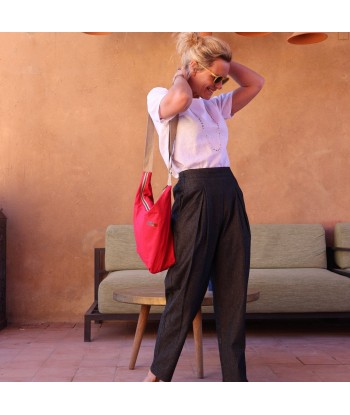 Pantalon Ernest jean de coton noir à prix réduit toute l'année