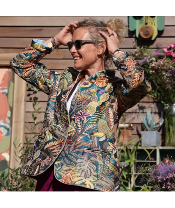 Veste Bertille en jacquard Tropical la livraison gratuite