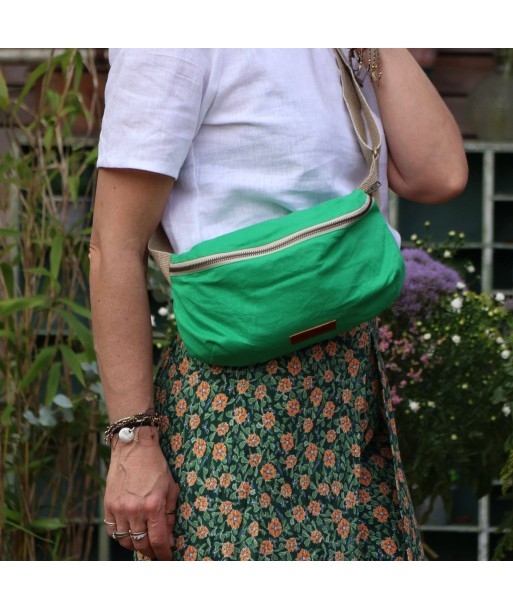 Sac banane Mona - lin vert printemps plus qu'un jeu 