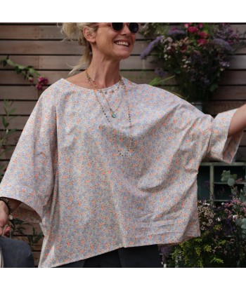 Blouse Nao popeline de coton fleuri Peps Véritable concentré