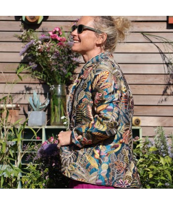 Veste Bertille en jacquard Tropical la livraison gratuite