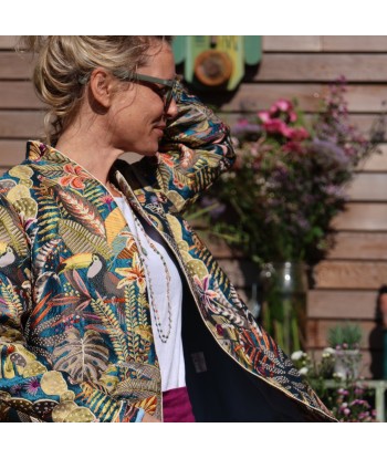 Veste Bertille en jacquard Tropical la livraison gratuite