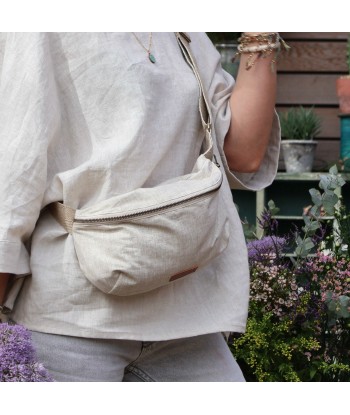 Sac banane Mona - lin naturel/argent Véritable concentré