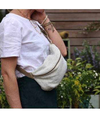 Sac banane Mona - lin naturel-chiné suggérées chez