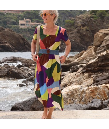 Robe Stella - viscose éclats de teintes acheter en ligne