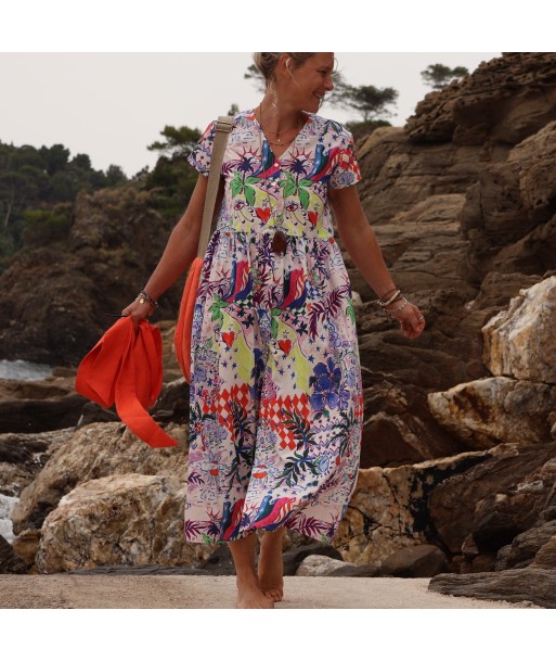 Robe Amélia popeline de coton Portofino acheter en ligne