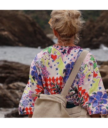 Blouse Nao popeline de coton Portofino Les magasins à Paris