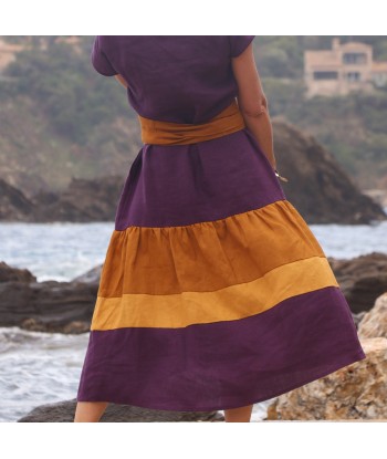 Robe Gitane - lin lilas prix